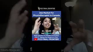 Job Market for Physiotherapist in Canada  PCE Exam Preparation  PCE Course [upl. by Thordia288]