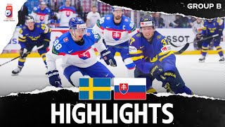 Highlights  Sweden vs Slovakia  2024 MensWorlds [upl. by Allsun283]