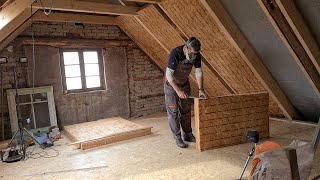 ABANDONED House Renovation 4 INSULATION upgrade in the attic for a cozy winter [upl. by Eneluqcaj]