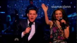 Thalia y Michael Buble  Feliz Navidad  Mis deseos Live HQ Special Christmas NBC [upl. by Ylerebmik]