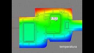 ANALISI TERMICA DI UNA FINESTRA  WINDOW THERMAL TRANSMITTANCE [upl. by Broucek]