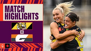 Richmond v GWS Giants Highlights  Week Two 2024  AFLW [upl. by Hakym]