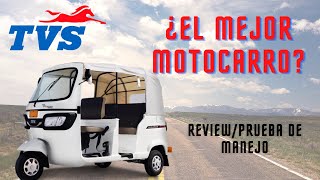 ¿El mejor motocarro NUEVO TVS King DURAMAX 225cc ReviewPrueba de Manejo [upl. by Yortal248]