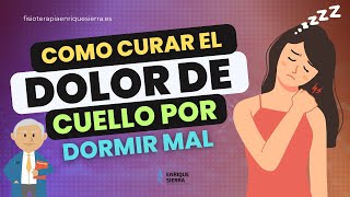 COMO QUITAR DOLOR DE CUELLO POR DORMIR MAL 5 MOVIMIENTOS ✅ [upl. by Aihtennek793]