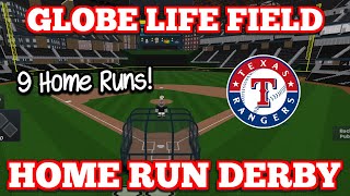 Texas Rangers Stadium Home Run Derby  HCBB Baseball  Roblox [upl. by Leonidas]