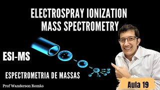 Electrospray Ionization mass spectrometry ESIMS Princípios e algumas aplicações  Aula 19 [upl. by Annait]