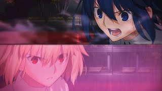 Tsukihime Remake  Arcuied Vs Ciel English Translation [upl. by Avelin]