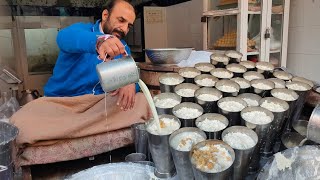 Giant Brass Iron Glass Of Lassi  Oldest Lahori Famous Fiqay Ki Lassi  Healthy Summer Street Drinks [upl. by Lonnie]