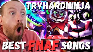 LISTENING to TryHardNinja FNAF Songs Welcome Back We Know What Scares You Circus of the Dead [upl. by Boylston174]