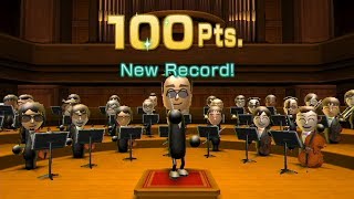 Wii Music  Open Orchestra Mii Maestro  100 points on all 5 songs [upl. by Adnarahs]