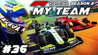 THIS RACE WENT RIGHT DOWN TO THE LAST CORNER  F1 2020 MY TEAM CAREER Part 36 [upl. by Atteval]