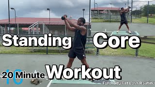 Do This Standing Core Workout To Get Rid OF That FUPA amp Big Belly [upl. by Jp]