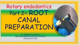 Root canal preparation with rotary flies Rotary endodontics part 2 Rotary endo for beginners [upl. by Forelli90]