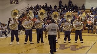 Sousaphone Battle SAU vs NCCU 4192014 [upl. by Peisch179]