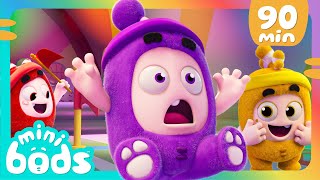 Gym Challenge Champion  Minibods  Mini Oddbods  Baby Oddbods  Funny Cartoons For Kids [upl. by Walrath614]