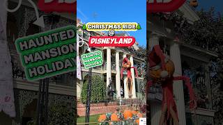 BEST Part of Disneyland Christmas 😮🎄Haunted Mansion Holiday Ride [upl. by Ytima]