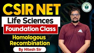 CSIR NET Life Sciences  Homologous Recombination  Foundation Series CSIR NET Exam 2024  Civilsta [upl. by Alfonse154]