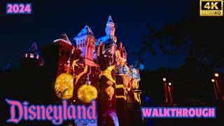 Disneys Holiday Spectacular Filming with John Legend  Disneyland Walkthrough 2024 Golden Hour [upl. by Ahsenad]