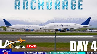 🔴LIVE Anchorage Airport ACTION  Ted Stevens Intl LIVE [upl. by Loats]