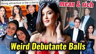 DEBUTANTE BALL ONLY FOR ATTRACTIVE PEOPLE SHANAYA KAPOOR ANANYA PANDAY amp RYSA PANDAY [upl. by Nellak967]