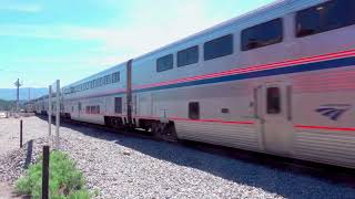 Amtrak California Zephyr arriving at Truckee station [upl. by Constance]