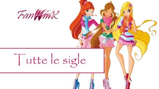 Winx Club Tutte Le Sigle [upl. by Euqinue]