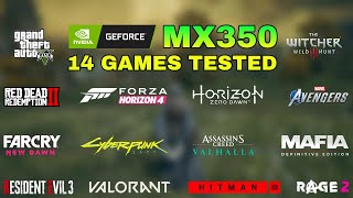 Nvidia GeForce MX350 Gaming Test  2021 [upl. by Ettenyl283]