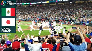 Local footage Japan vs Mexico Game Highlights  2023 World Baseball Classic Semifinals [upl. by Erdua]