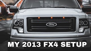 MY 2013 F150 FX4 SETUP amp MODS [upl. by Rasec]