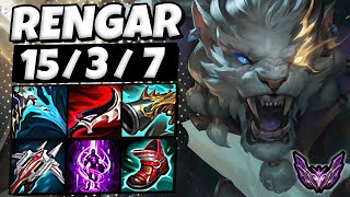 Rengar TOP vs Jax  OTP  Lol Korea Master Patch 1313 ✅ [upl. by Ayatnohs]