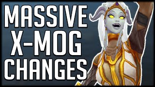 HUGE TRANSMOG CHANGES  Collect Legion Sets FASTER  WoW BfA [upl. by Allisan]