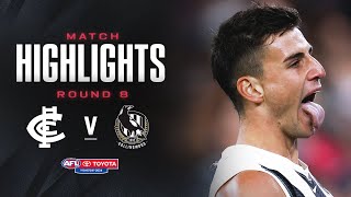 Carlton v Collingwood Highlights  Round 8 2024  AFL [upl. by Nelleus]