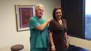 Houston Chiropractor Dr Gregory Johnson Helps Patient Grow Taller With INSANE quotRing Dingerquot [upl. by Lonee]