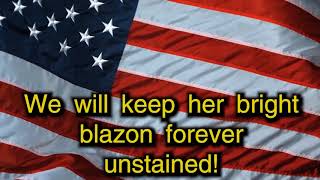 The Star Spangled Banner full version with lyrics [upl. by Atonsah]