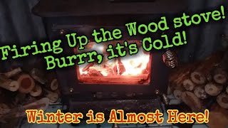 Firing Up the Wood StoveWinter is Almost HereBur its Cold Outside cubicgrizzly winteriscoming [upl. by Artnoed]