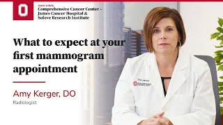 What to expect at your first mammogram appointment  OSUCCC – James [upl. by Falcone]