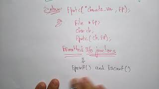 fprintf and fscanf in c with example  fgetc fputc functions [upl. by Waal]