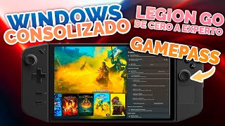 Consoliza Windows como SteamOS en tu LEGION GO De CERO a EXPERTO ⭐ [upl. by Harbot]