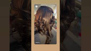 Subtle dark brown hair highlights✨ shorts yourubeshorts youtube hair [upl. by Einnej]