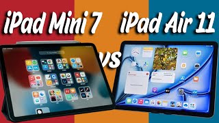 iPad Mini 7 vs iPad Air 11 2024  Which Is Better [upl. by Anemolif]