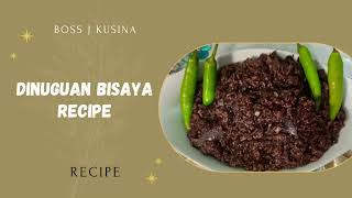 DINUGUAN BISAYA RECIPE [upl. by Raines]