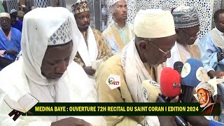 Médina Baye Ouverture des 72h de Récital du Saint Coran Édition 2024 malbntv [upl. by Lyrred]