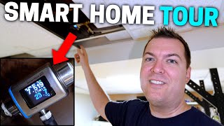 Smart Home Tour with CRAZY sensors you’ve never seen 😱 [upl. by Dnaltiac]