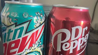 Mtn dew Baja Blast  Dr Pepper [upl. by Ardnola]