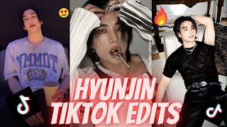 SKZ HYUNJIN TIKTOK EDITS BC HE IS THE VERSACE PRINCE 👑 [upl. by Malda]