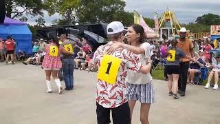 Cajun Waltz contest Breaux Bridge Crawfish Festival 2023 [upl. by Champ]