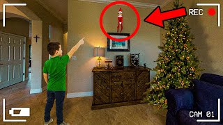 Kid Catches Elf On The Shelf FLYING In His Living Room [upl. by Leena]