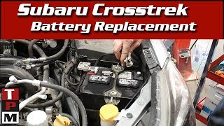 Subaru Crosstrek Battery Replacement [upl. by Anairda23]