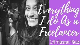 Planning for Home Jobs  Every Work I Do As A Freelancer  Earn Online  CA Aleena Rais [upl. by Acinoryt]