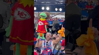 Buffalo Bills fans brought out Kermit Mahomes bills chiefs nfl shorts [upl. by Ellene]